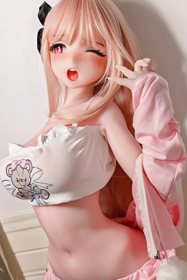 Playful Winking Japanese Anime Sex Doll lchigotani Koi 148cm view 3
