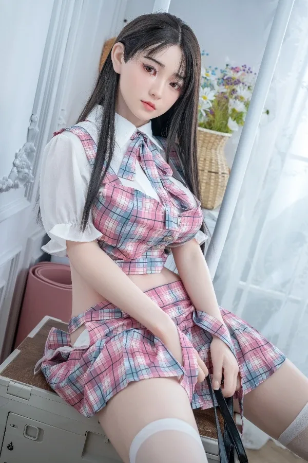 Fair Skin Pure Silicone Sex Doll Ella 160cm (Movable Jaw With Oral Structure)