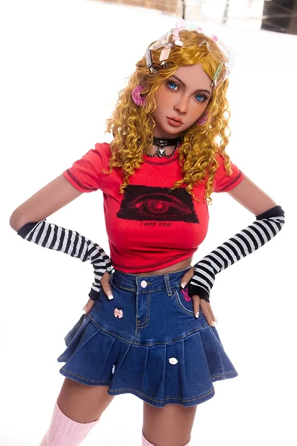 Real Blonde Sex Doll Naya 158cm view 2