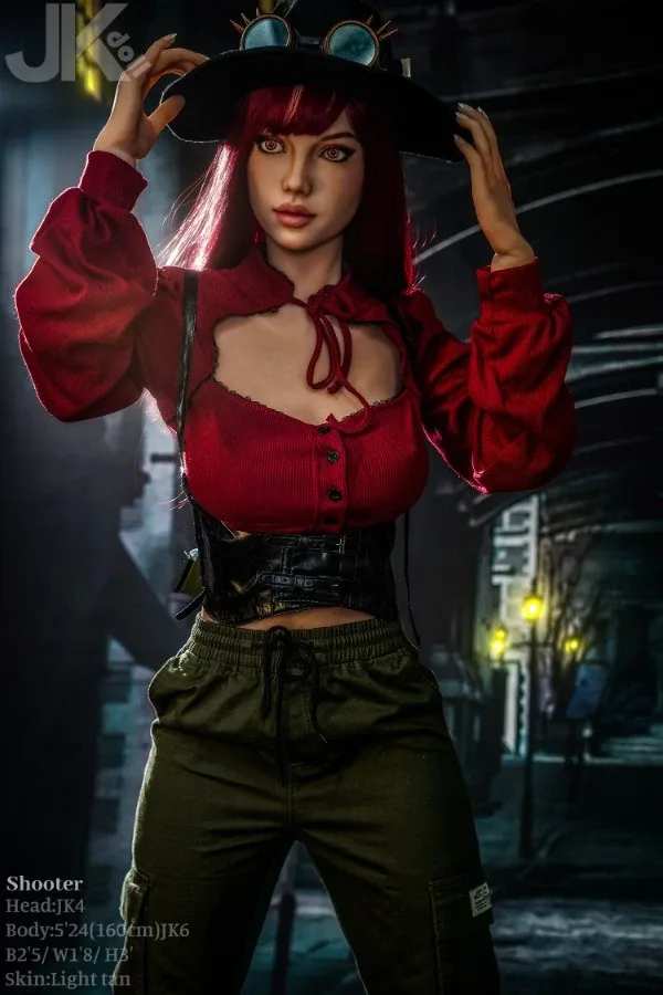 Redhead Female Shotter Sex Doll Lily 160cm