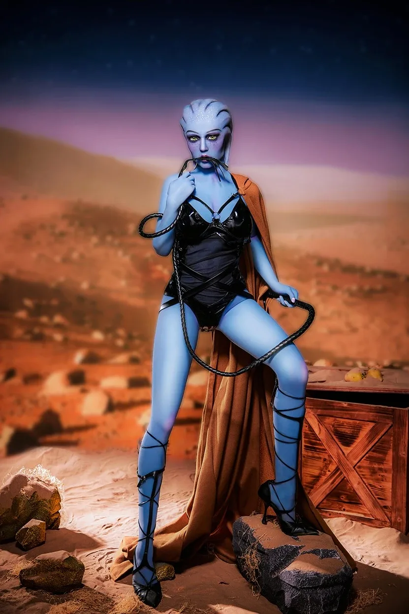 Blue Skin Alien Sex Doll Isabella 156cm view 5