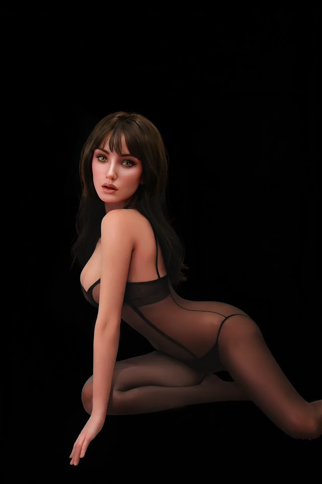 Real Life Brunette Female Sex Doll Lola 166cm (Movable Jaw With Oral Structure) view 4