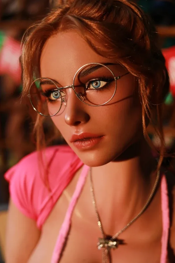Voluptuous Red-Haired American Silicone Sex Doll Milan 168cm (Hair Transplant) view 6