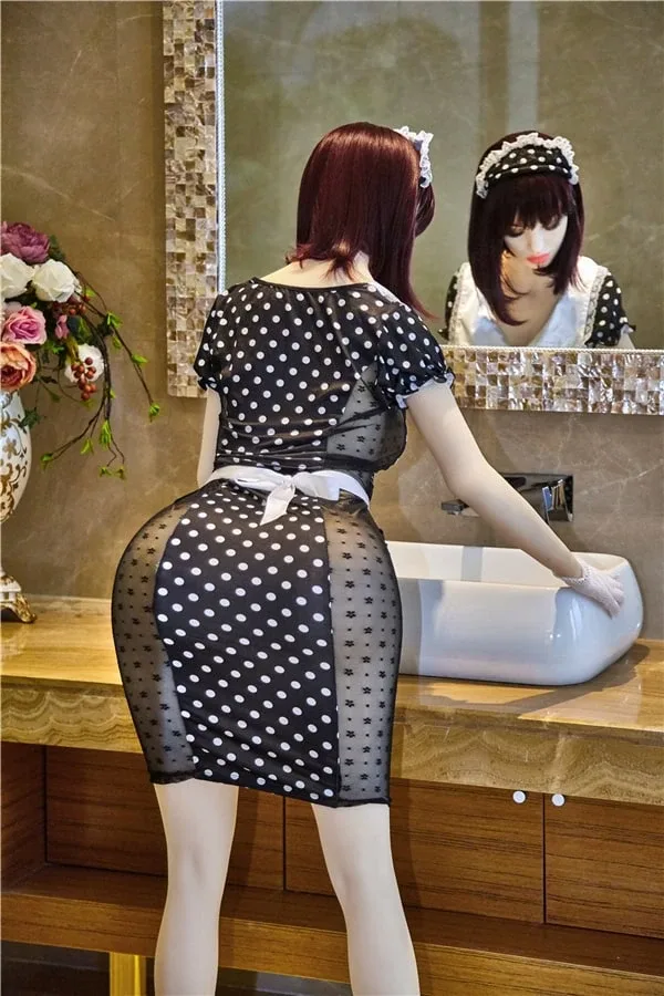 Hyper Realistic BBW Maid Cosplay Sex Doll Hellen 170cm view 4
