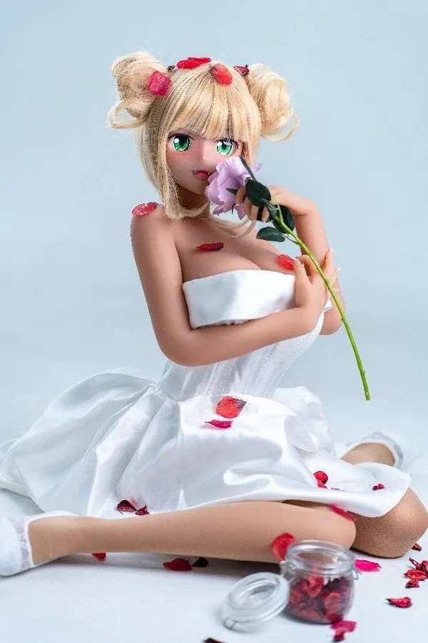 Sexy Blonde Busty Anime Sex Doll Laila 155cm view 4