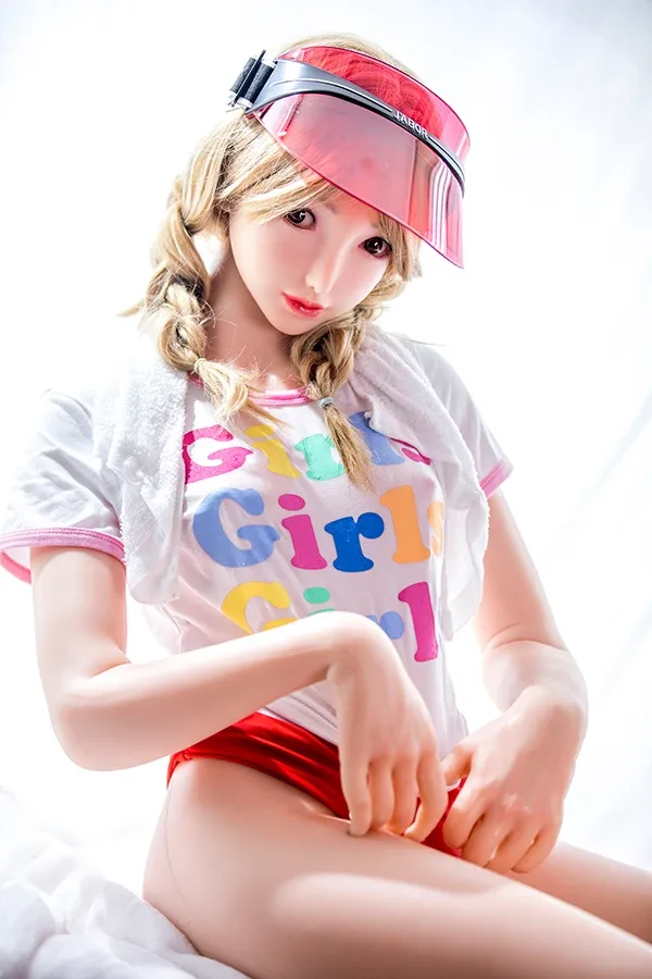 158cm B-cup Silicone Blonde Sex Doll Pao view 5