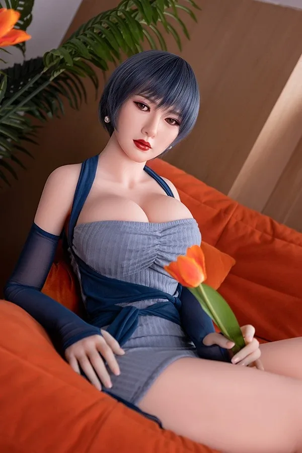 Sexy Mature Short Hair Sex Doll Kate 160cm (Silicone Head) view 6