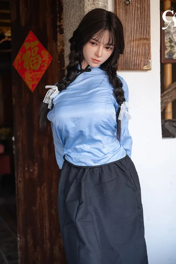 Silicone Head/Full Silicone D Cup Beautiful Lifelike Sex Doll Wan 167cm (Movable Jaw With Oral Structure)