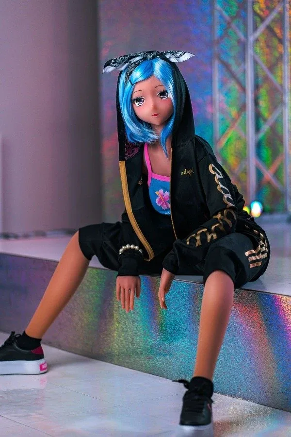 New Blue Hair Sex Doll Journey 155cm view 6