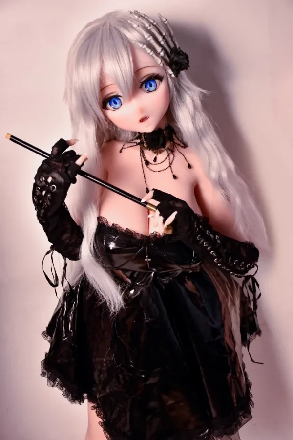 Silver Hair Big Breast Anime Sex Doll Hayakawa Saaya 148cm view 2