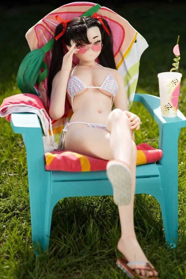 Black Haired Anime Sex Doll Marnie 148cm view 4