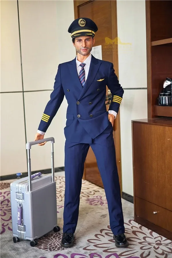 Silicone Material Pilot Male Sex Doll Dominic / 5ft 9.3 view 4