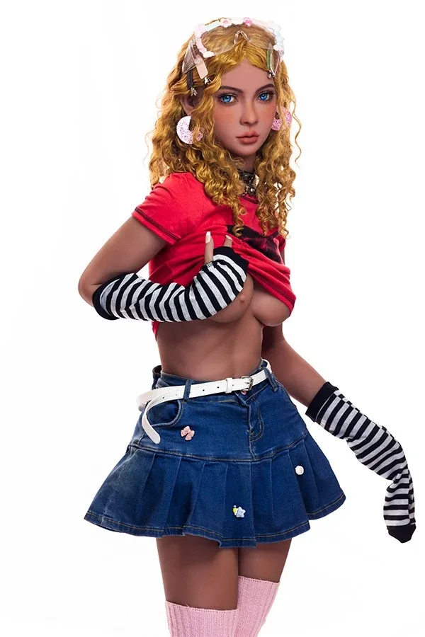 Real Blonde Sex Doll Naya 158cm view 3