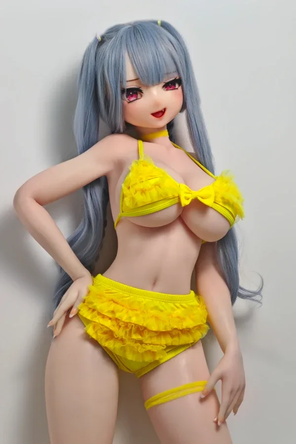 Busty Twin Tailed Anime Sex Doll Watanabe Yuno 148cm view 3