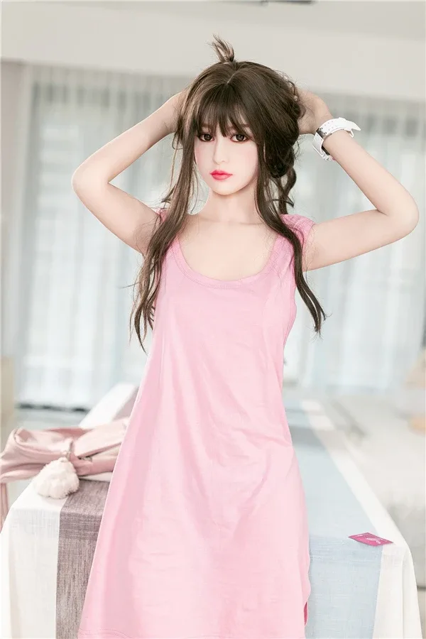 White Skin Small Boobs Japanese Sex Doll Aubrielle 158cm view 4