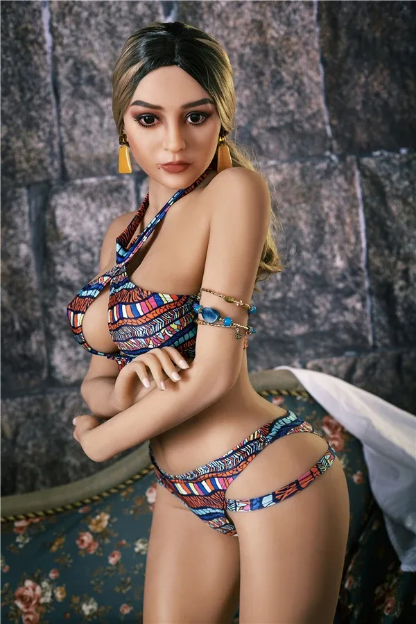 Real Life Sexy Tanned Skin Asian Love Doll Hallie 159cm