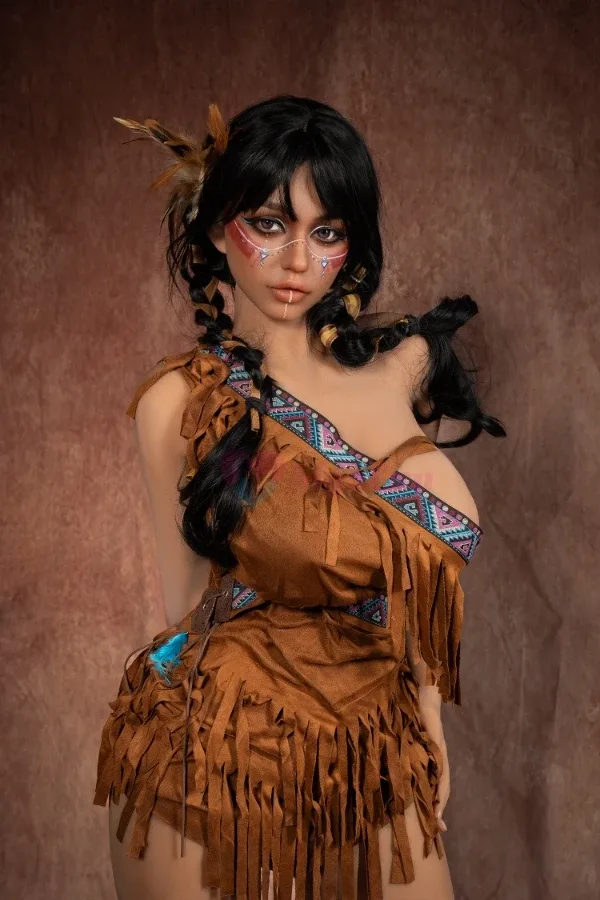159cm/5ft3 Sexy Tribal Female Sex Doll Ada SG3 (Soft Silicone Head) view 4