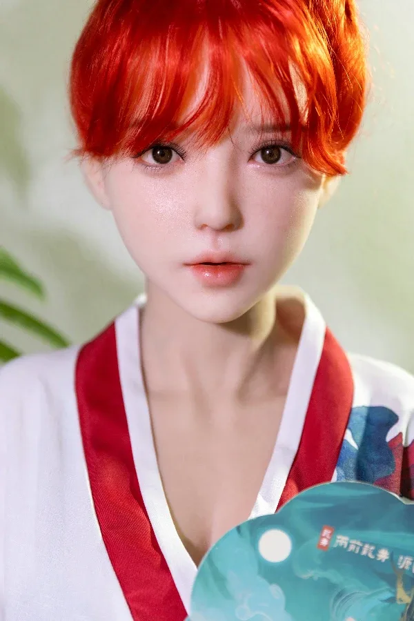 Super Pretty Cute Redhead Sex Doll Feng 166cm view 5