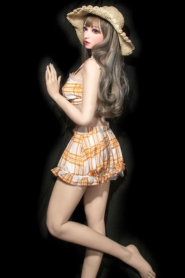 Lively Charming Small Chest Silicone Sex Doll Benedict 165cm view 3