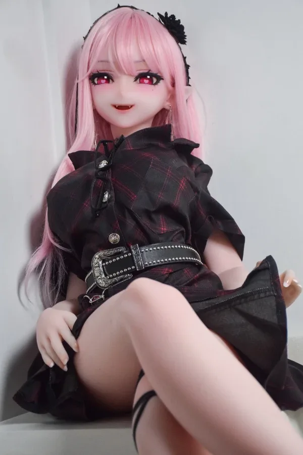 Pretty Pink Hair Anime Elf Sex Doll Kamiya Shiori 148cm view 4