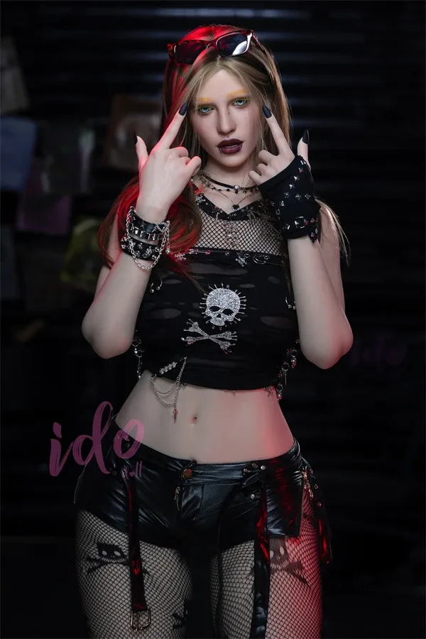 167cm/5ft6 F-cup Rebel Goth Silicone Sex Doll Lilith, Head ID2S (Movable Jaw With Oral Structure) view 3