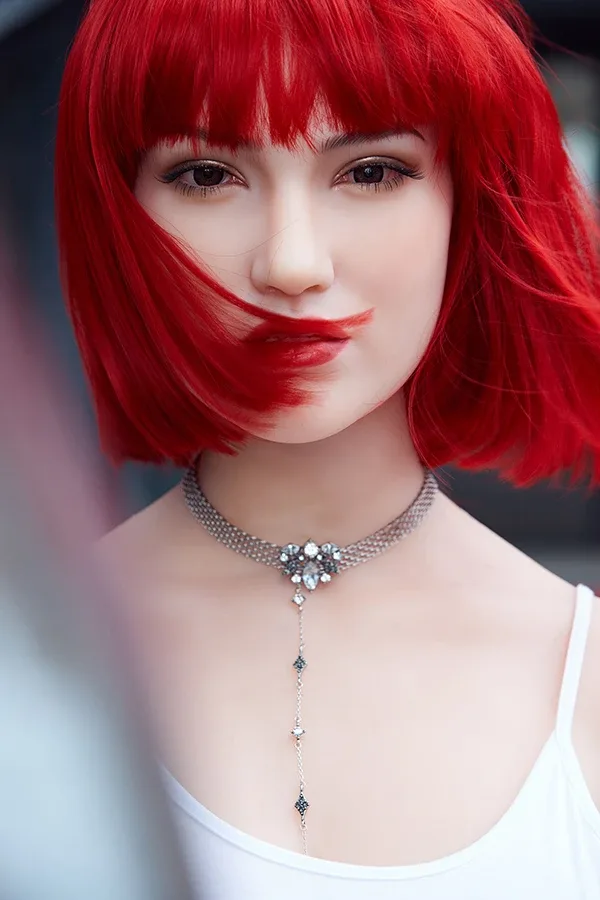 172cm H-cup Silicone Sexy Redhead Sex Doll Amanda view 4