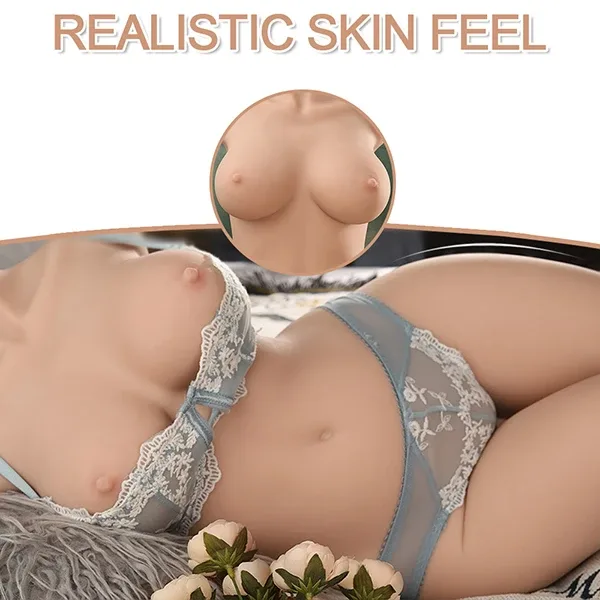 37.4lb Big Boobs Curvy Sex Doll Torso view 4