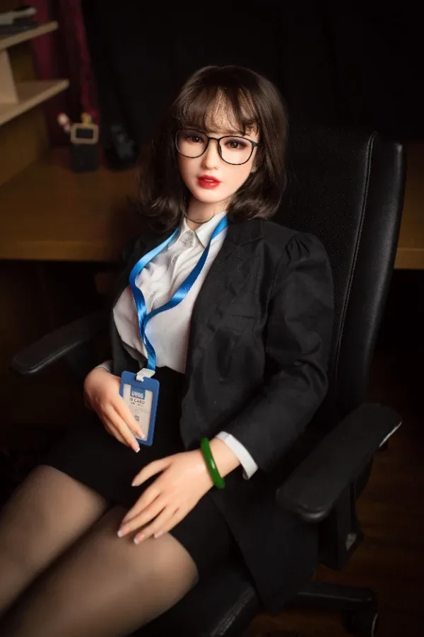 162cm E-cup Silicone Sexy Secretary Sex Doll Lin Yanyan