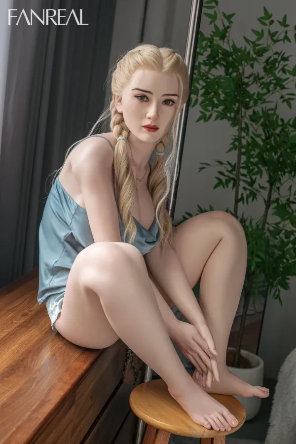 Super Realistic Busty Silicone Sex Doll Ling 159cm view 4