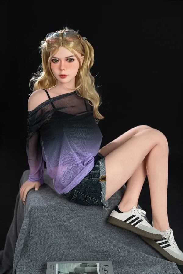 Full Size Blonde TPE Sex Doll Lenora 160cm view 6