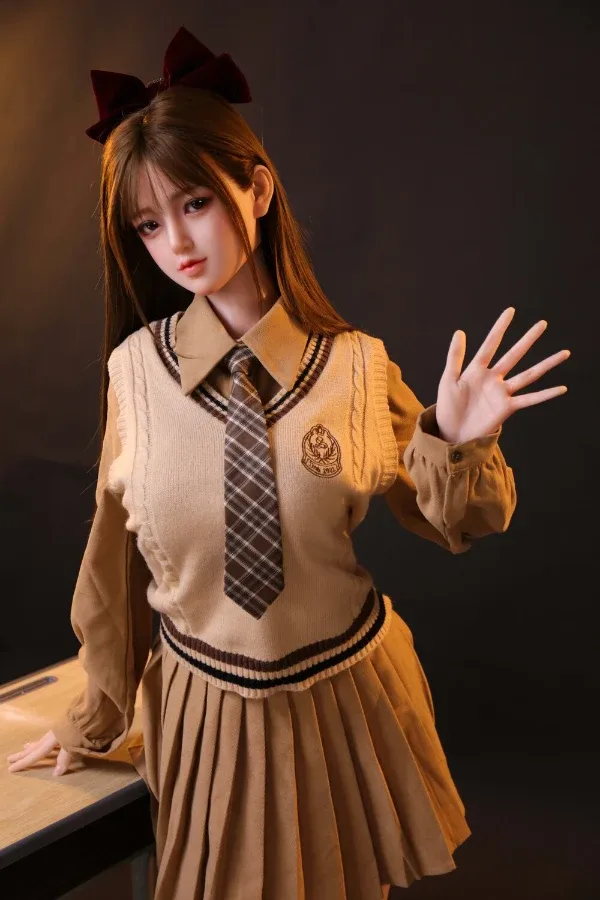 Full Size Cute Asian Sex Doll Louisa 160cm (Silicone Head) – Replaceable with Head and Body view 6