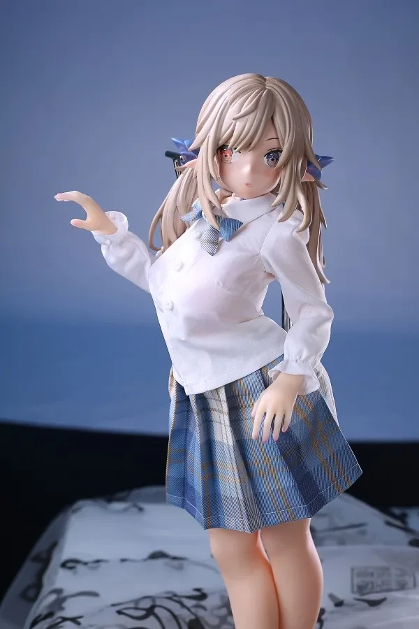 Cute Silicone Elf Sex DollEmilia 50cm (Free Clothes and Shoes)