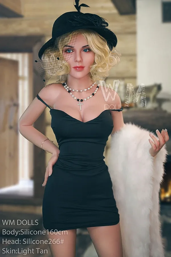 160cm Elegant Blonde Ladies Sex Doll Vickey