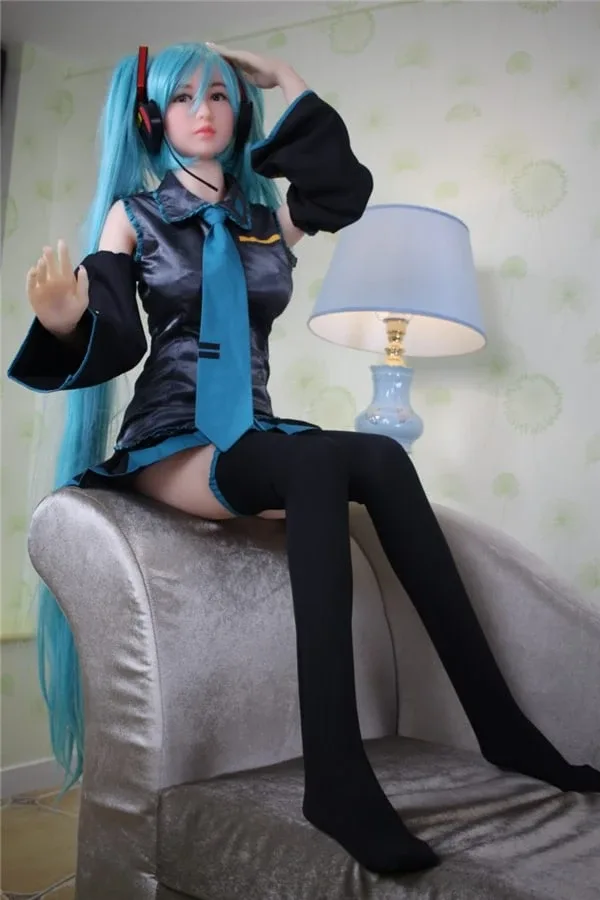 Life-size Cute Asian Japanese New Fantasy Sex Doll Hatsune Miku 165cm view 3