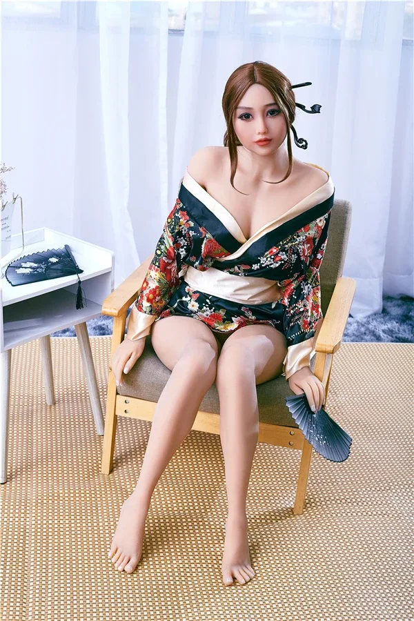 Life Size Sexy Blonde Asian Adult Love Doll Lainey 159cm view 3