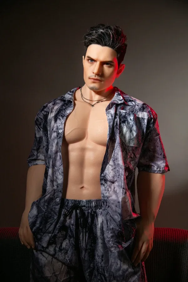 Super Realistic Full Silicone Mature Male Sex Doll Thor 175cm / 5ft 9 (Movable Jaw With Oral Structure, Hair Transplant)