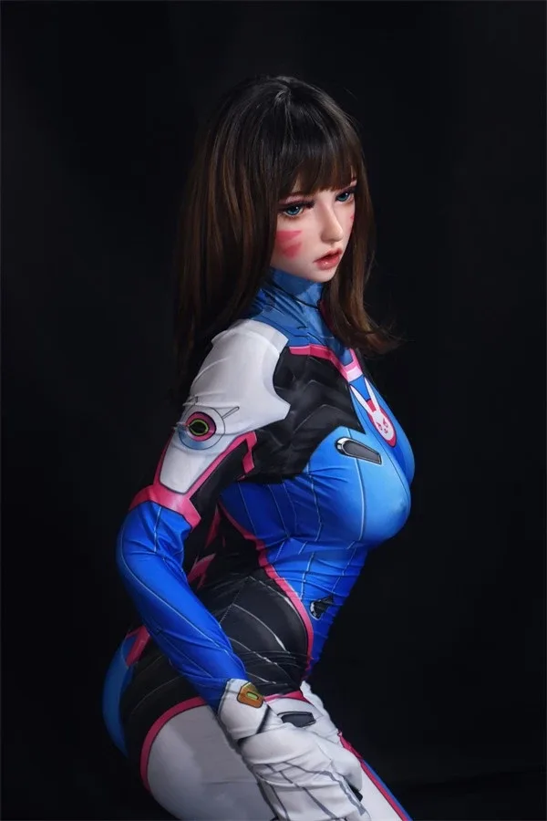 Lifelike Cosplay Overwatch Dva Sex Doll Chloe 150cm view 5
