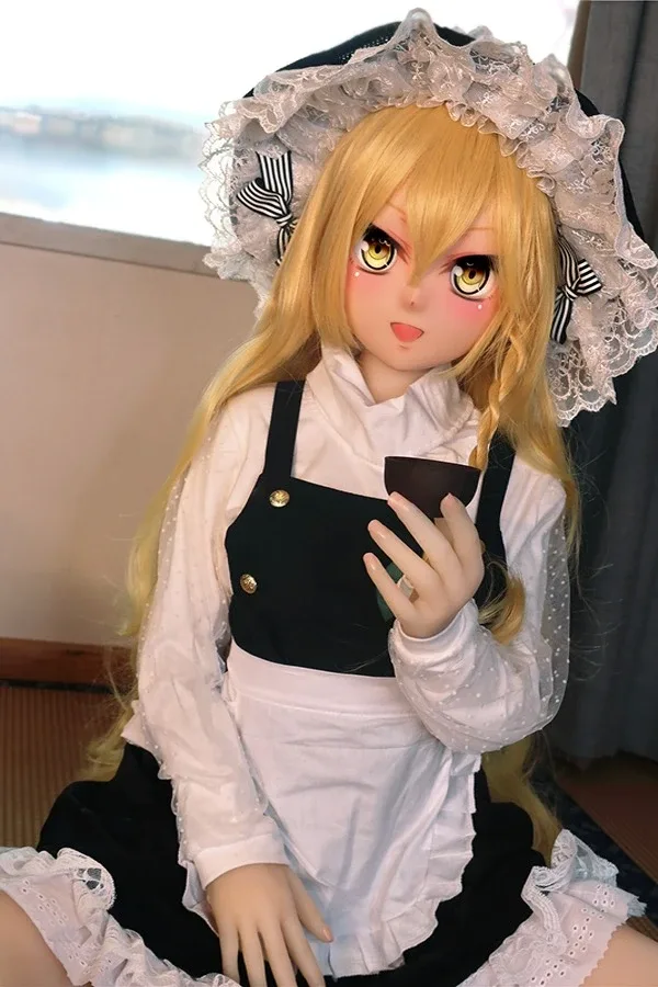 Cute Blonde Manga Sex Doll Alexis 145cm view 6