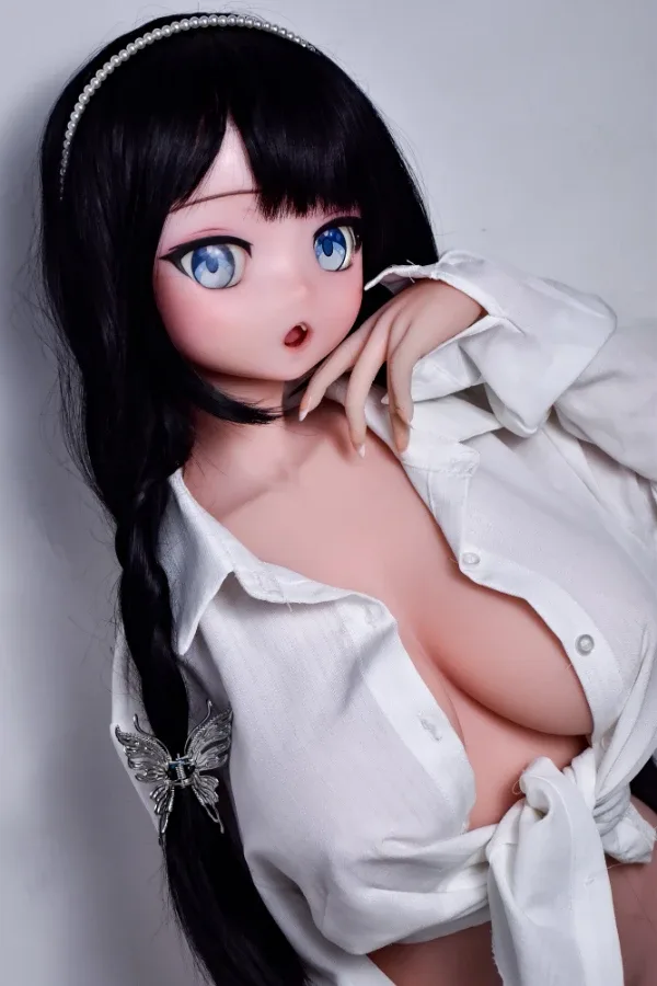 Big Tits Brunette Anime Sex Doll Amano Minami 148cm view 3