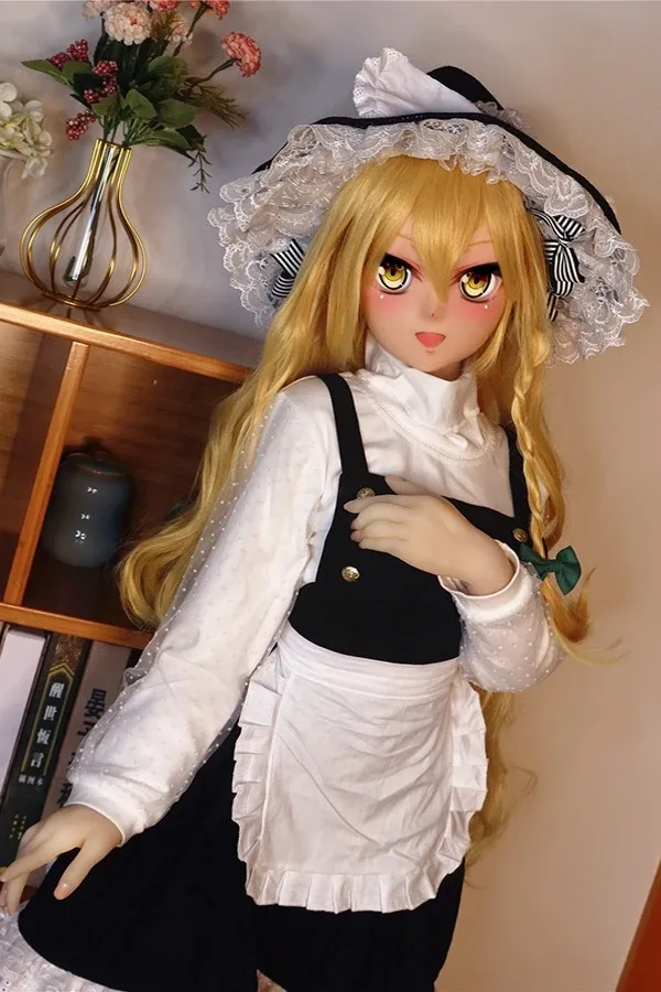 Cute Blonde Manga Sex Doll Alexis 145cm view 2