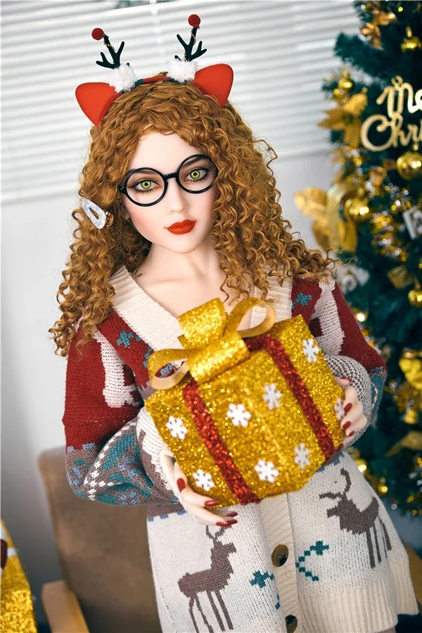 Realistic Lifelike Blonde Female Christmas Sex Doll Daleyza 150cm view 3