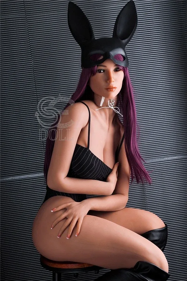 Sexy Purple Hair Muscle Sex Doll Paityn 167cm view 3