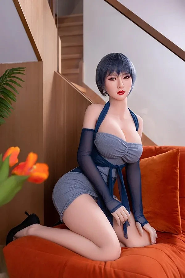 Sexy Mature Short Hair Sex Doll Kate 160cm (Silicone Head) view 3