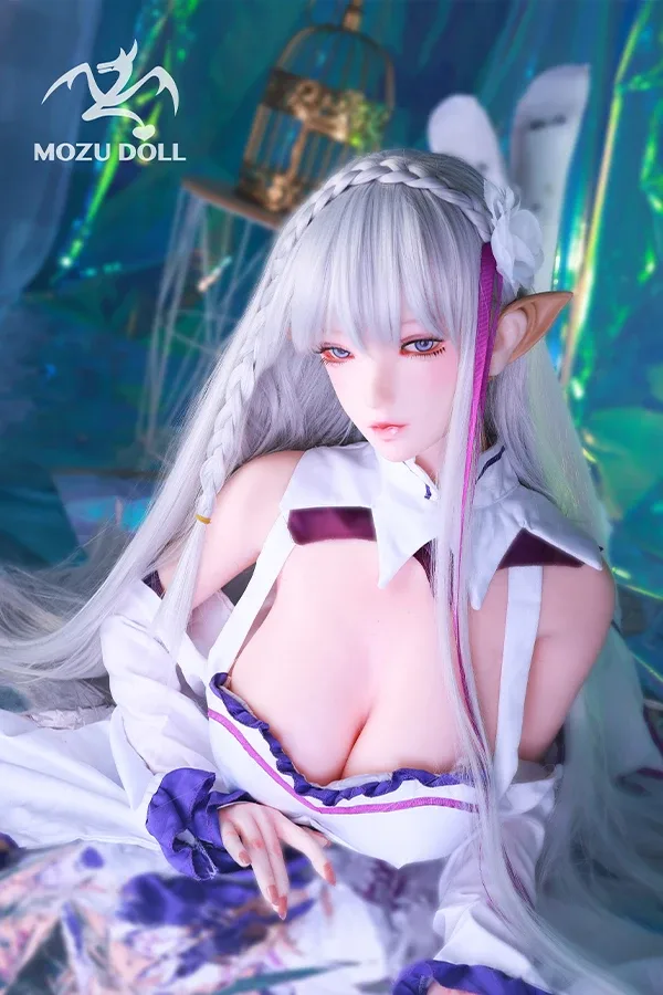 Fantasy Anime Re Zero Sex Doll Emilia 163cm (Free Doll Same Clothes) view 4