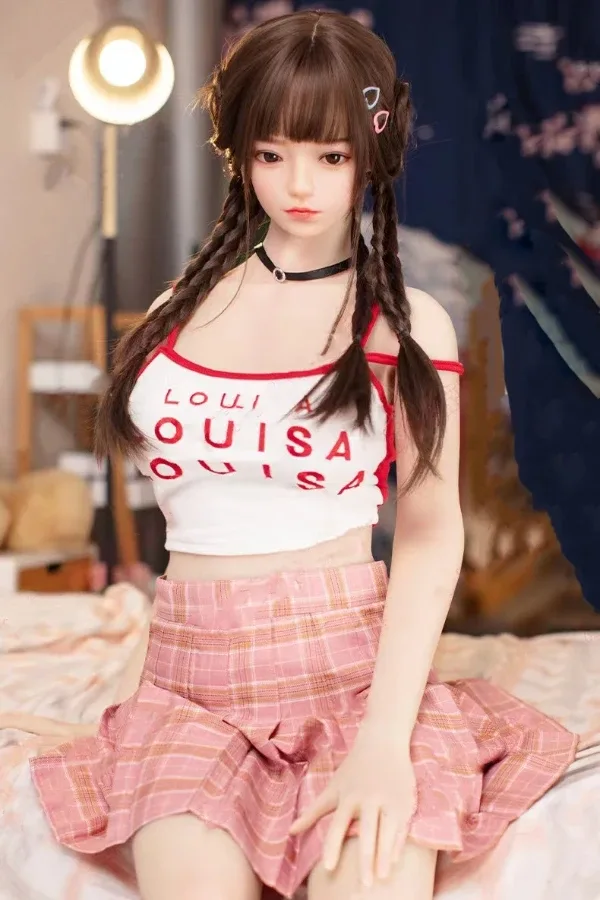 Cute Asian Japanese Sex Doll Belen 150cm (Silicone Head) – Replaceable with Head and Body