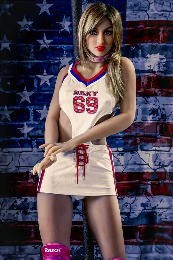 Realistic Life Size Small Boobs Blonde Sports Sex Doll Anna 168cm view 2