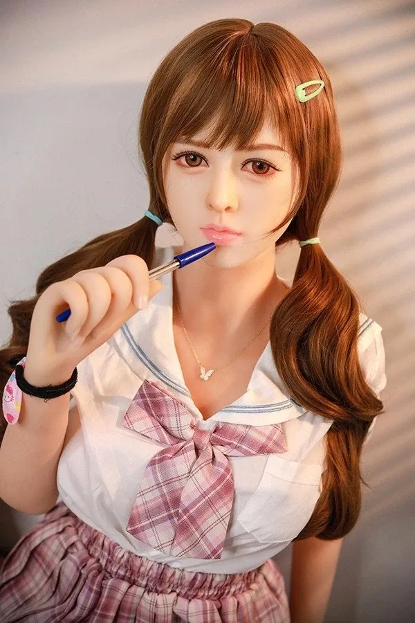 Cute Asian Japanese Double Ponytail Sex Doll Elora 148cm view 3