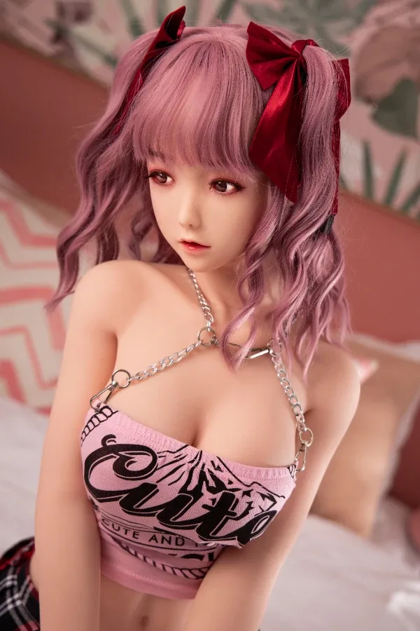 Playful Pink Hair Sex Doll Mandy 150cm (Silicone Head) view 6
