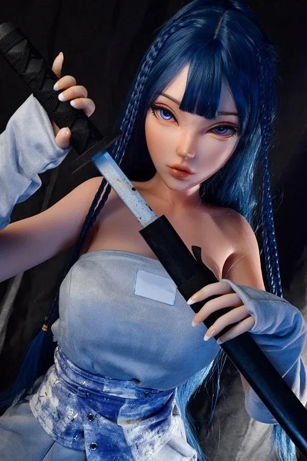 Mysterious Fantasy Blue Hair Cartoon Sex Doll Fiona 148cm view 6
