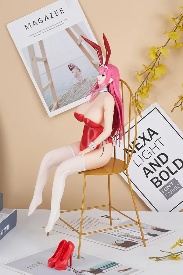 Redhead Bunny Sex Doll Nayeli 45cm (Free Clothes and Shoes) view 5